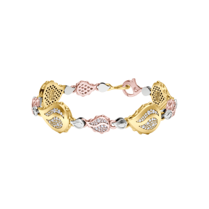 Signature Grand Duo Bracelet in 18K Tricolor Gold