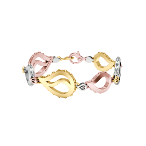 High Pure Royal Duo Bracelet in 18K Tricolor Gold