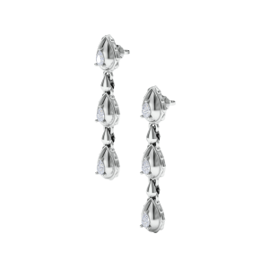 Rain Classic Trio Dangles in 18K White Gold