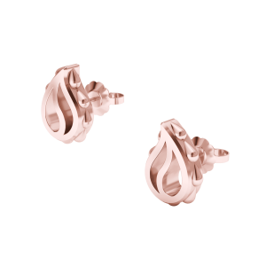 High Pure Classic Studs in 18K Rose Gold