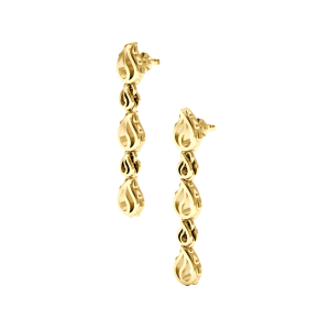 High Pure Classic Dangles in 18K Yellow Gold
