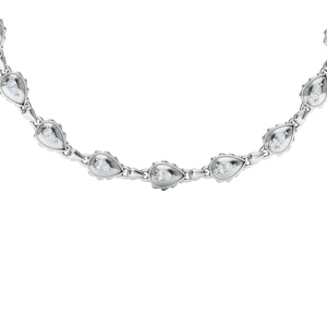 Rain Classic Necklace in 18K White Gold